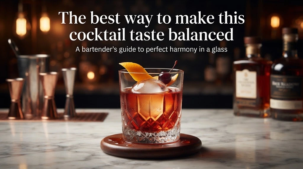 The best way to make this cocktail taste balanced