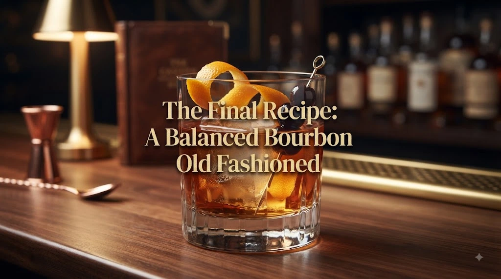 The Final Recipe: A Balanced Bourbon Old Fashioned