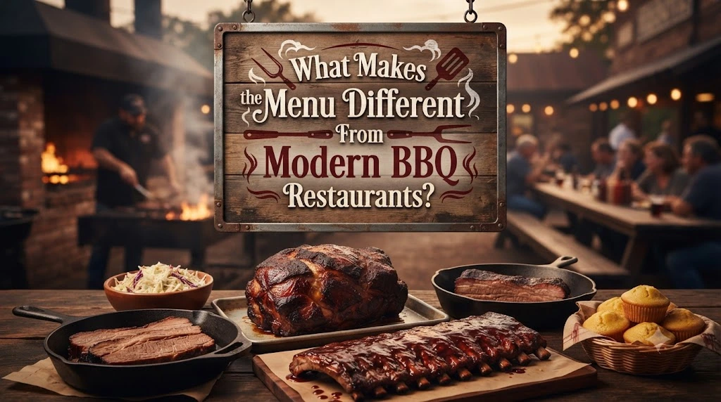 What Makes the Menu Different From Modern BBQ Restaurants?