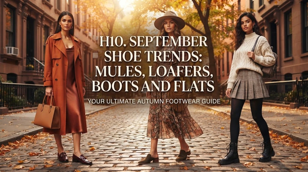 10. September Shoe Trends: Mules, Loafers, Boots and Flats