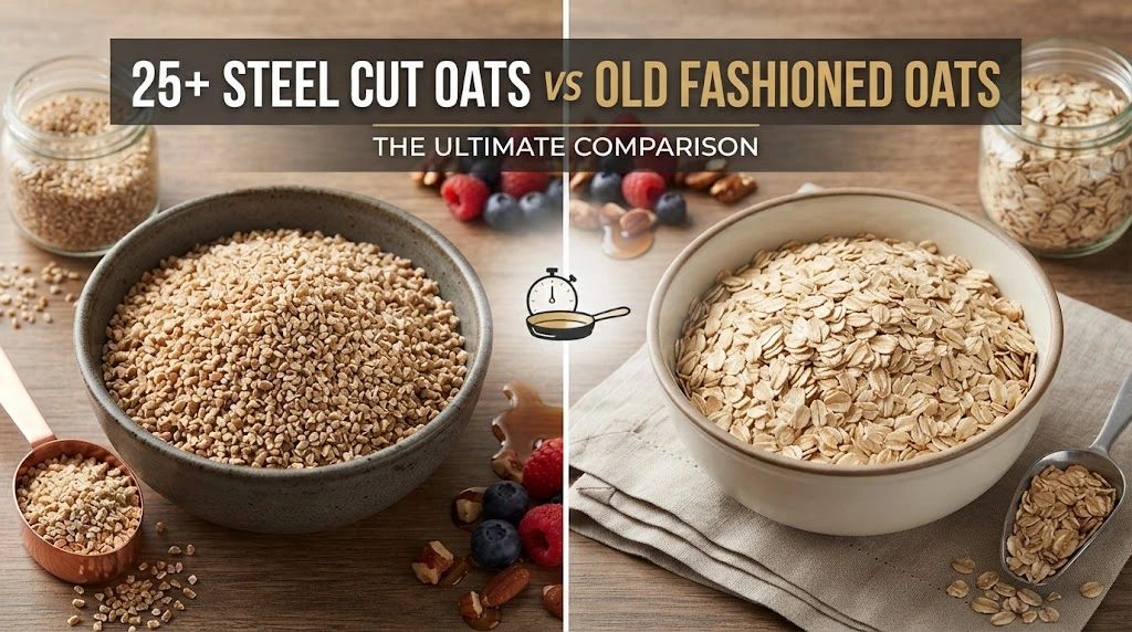 Steel Cut Oats vs Old Fashioned Oats