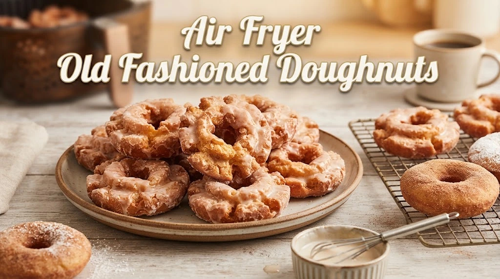 Air Fryer Old Fashioned Doughnuts