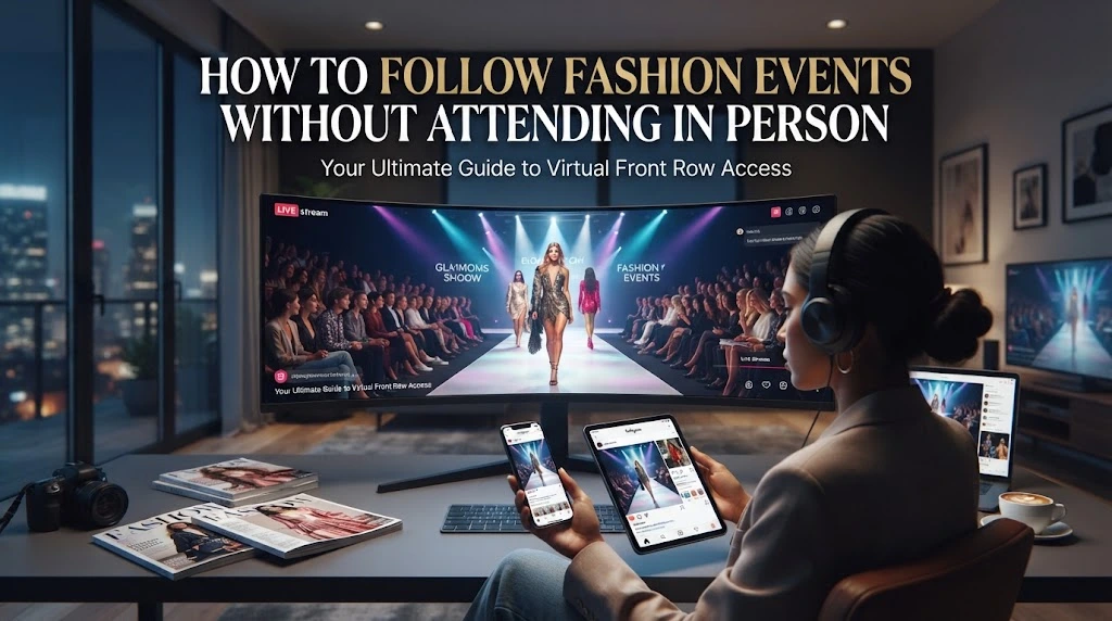 How to Follow Fashion Events Without Attending in Person