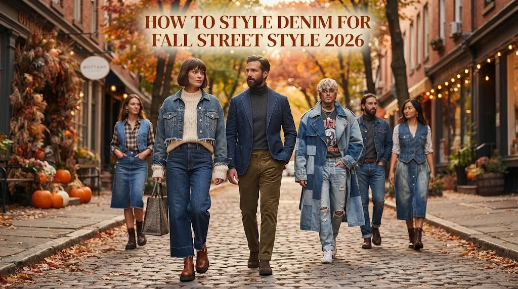 How to Style Denim for Fall Street Style 2026
