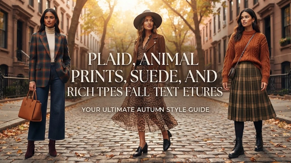Plaid, Animal Prints, Suede, and Rich Fall Textures