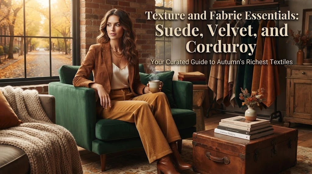 Texture and Fabric Essentials: Suede, Velvet, and Corduroy