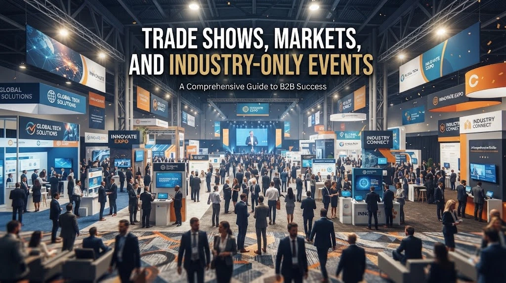 Trade Shows, Markets, and Industry-Only Events