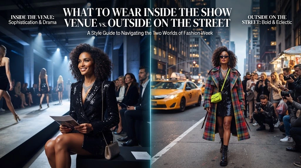 What to Wear Inside the Show Venue vs. Outside on the Street